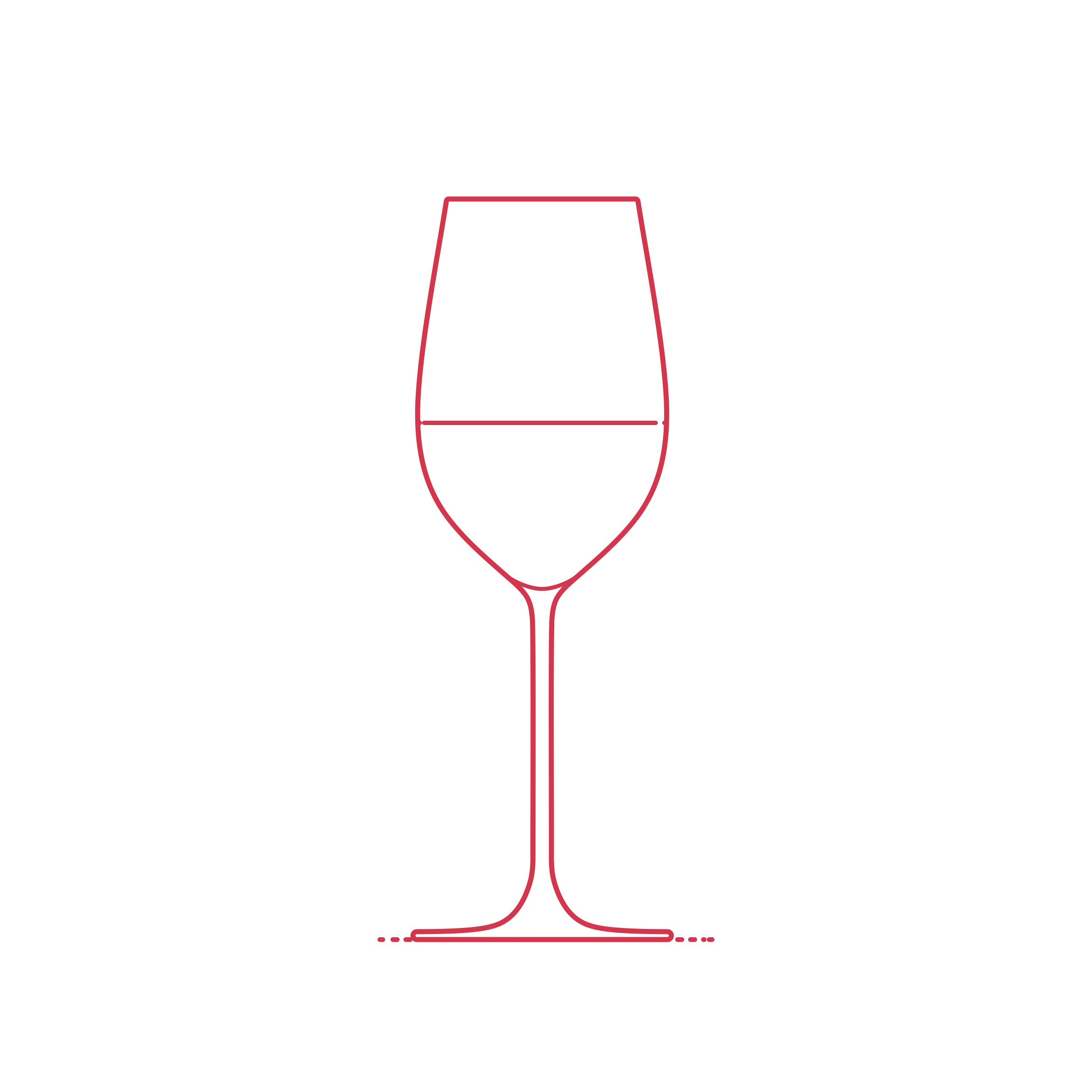 Objects Wine Glasses Zinfandel Wine Glass Line Art Illustration Svg Free Vectors